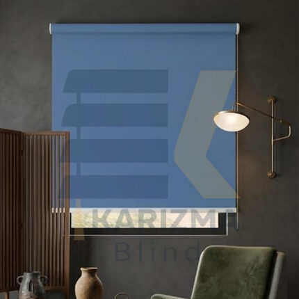 Blue blackout curtains