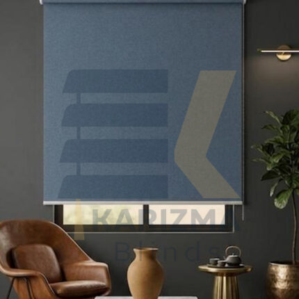 Blackout curtain, grey slate